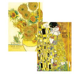 Skicovací notes A5 80l Van Gogh & Klimt