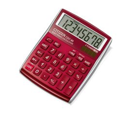 Stolní kalkulačka CITIZEN CDC-80 červená