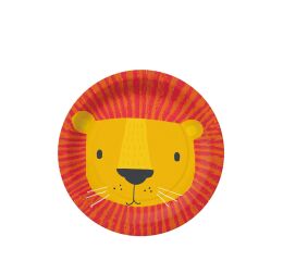 Papírový talíř malý - Eko Lion mask