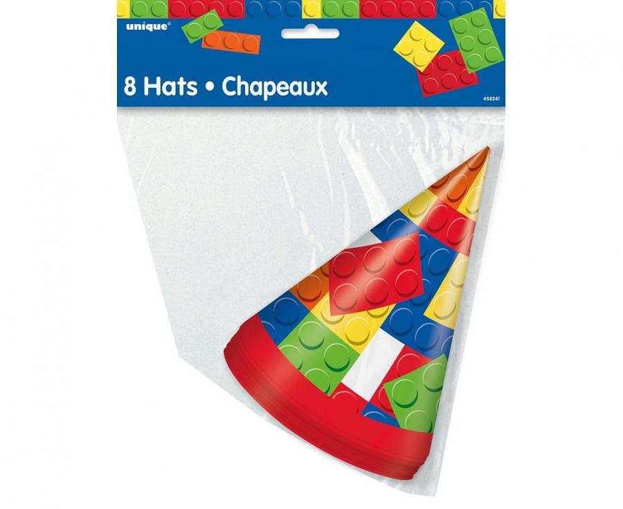 Párty čepička 18 cm  8 ks Stavebnice / kostky