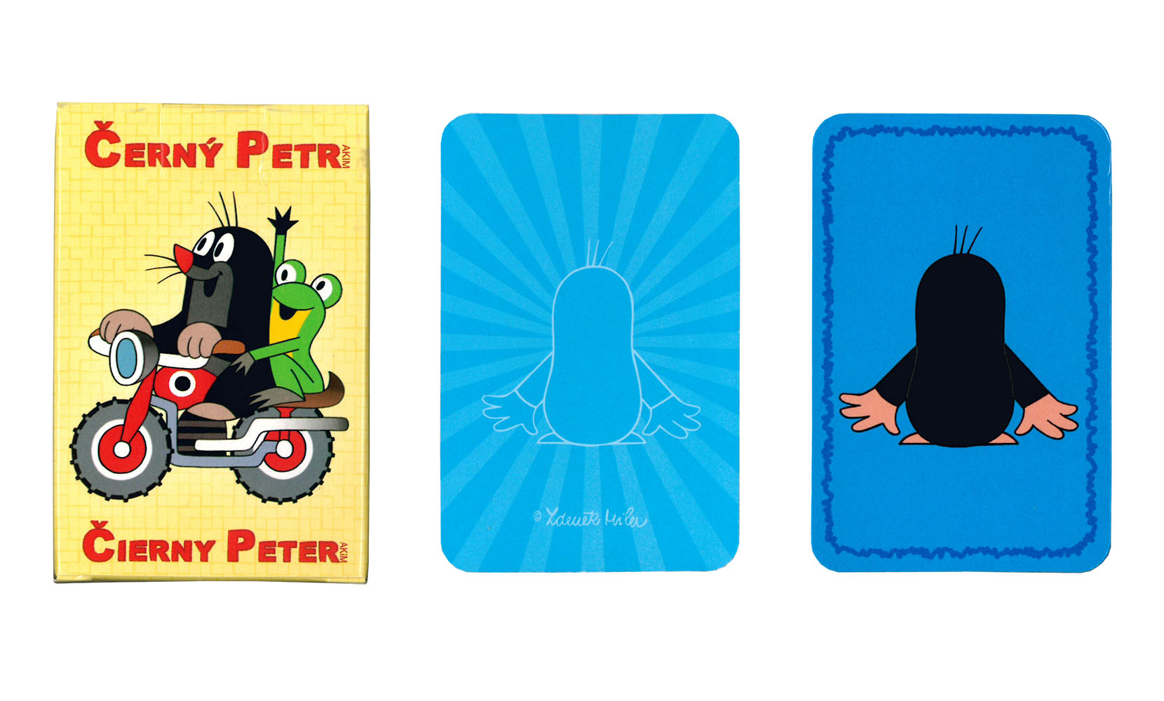 AKIM karty Černý Petr "Krtek a motorka"