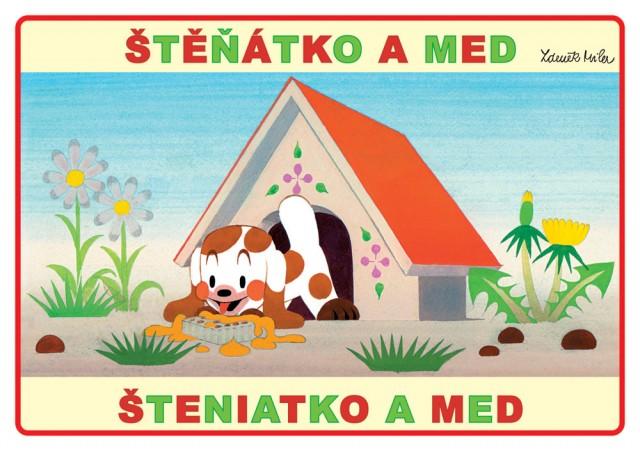 AKIM omalovánky A5 "Štěňátko a med"