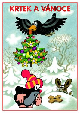AKIM omalovánky A5 "Krtek a Vánoce"
