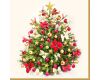 Ubrousky DAISY L (20ks) Traditional Gold red Xmas Tree
