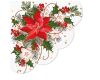 Ubrousky PAW Dekor R (12ks) Poinsettia Composition