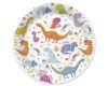 Papírový talíř velký - Funny Dinosaurs