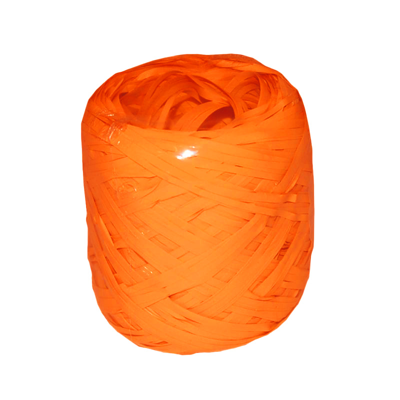 Stuha RAFFIA XXL 20m/12.5mm oranžová