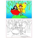 Omalovánky A5 - Maková panenka