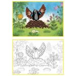 Omalovánky A5 - Krtek se raduje