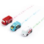 Razítko sada 3 ks auta s houkačkou