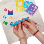 Foukací fixy na textil 5 barev