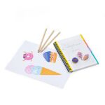 Trojhranné tužky a pryže s vůní vanilky 3 ks