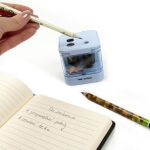 Elektrické ořezávátko dva otvory - modré