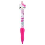 Gumovací pero Hello Kitty s figurkou a gumovym uchopem