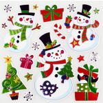 Vánoční samolepky Holografické