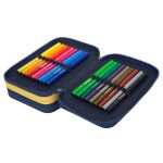 Penál 3 zipy Jumper Pucci - vybavený