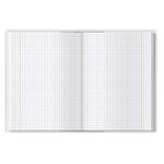 Záznamní kniha A5 96l 60g ECO23 čtv.