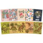 Sešit A5 60 listů Dino & Spring čtv.