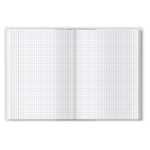 Záznamní kniha A5 96 listů 70 g čtvereček COLORS