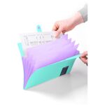 Desky s klipem Berlingo Haze zelené A4