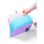 Desky s klipem Berlingo Haze fialové A4