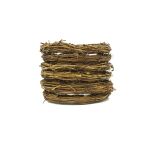 Dekorace - ratanový věnec 12 cm