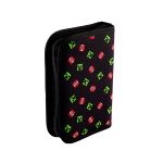 Penál 1 zip Minecraft  TNT - prázdný, 1 zip, 1 klopa