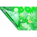 Vánoční sáček Ornament Double - zelený 40 x 65 cm