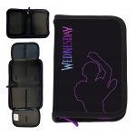 Penál 1 zip 2 kl Wednesday  - prázdný