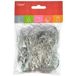 Dekorace k zdobení - andělské vlasy stříbrné 10 g