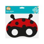 Maska filcová - škraboška Beruška