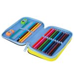 Penál 2 zipy Jumper In the garden - vybavený