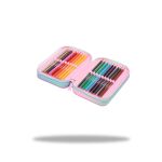 Penál 3 zipy Jumper TIE DYE - vybavený