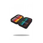 Penál 3 zipy Jumper TIGER - vybavený