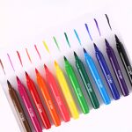 Barevné fixy STRIGO 12 barev JUMBO štětcové