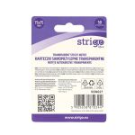 Samolepící bloček Strigo 50 ks zelený - transparentní