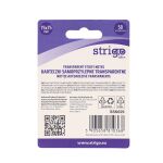 Samolepící bloček Strigo 50 ks žlutý - transparentní