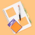 Samolepící bloček Strigo 50 ks oranžový - transparentní