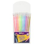 Gelové pero Strigo 10 ks - pastelové