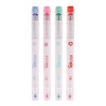 Zvýrazňovače 2 v 1 s razítkem - Panda 4 barvy