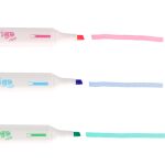 Zvýrazňovače 2 v 1 s razítkem - Kapybara 3 barvy