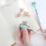 Tužky na blistru 3 ks s figurkou a ořezávátkem - Kočička