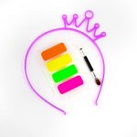 Barvy na obličej UV s korunkou