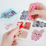 Diamantové samolepkování - zvířátka