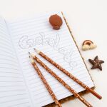 Trojhranné tužky a pryže s vůní čokolády 3 ks