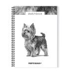 Skicovací notes A4 SP 60l čistý PES Yorkshire Terrier