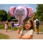 Balónek fóliový Slon 67 x 58 cm