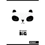 Sešit A4 54 listů Black & White nelinkovaný