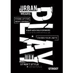 Sešit A4 54 listů Black & White nelinkovaný