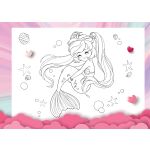Kreativní omalovánky A4 SP 38 listů CUTE se samolepkami
